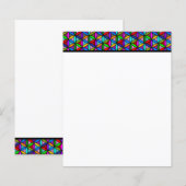 LEVENSSTROOM - patroon met meerdere kleuren 2 (Voorkant / Achterkant)