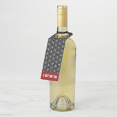 LEVENSSTROOM - patroon met zilverstijl Flessenhanger (Schuin)