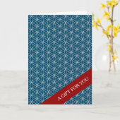 LEVENSSTROOM - patroon met zilverstijl Kaart (Gele Bloem)