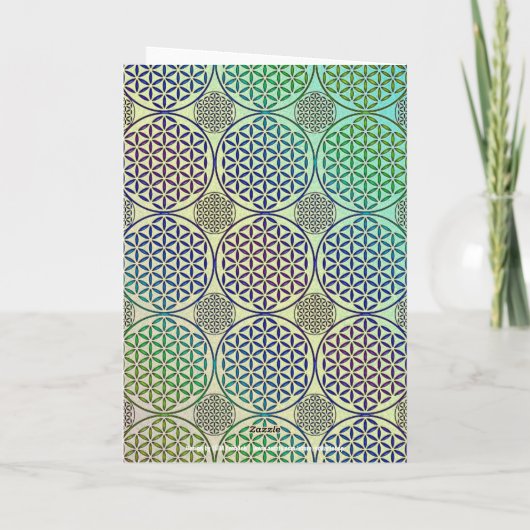 LEVENSSTROOM - roosterpatroon 2 Kaart (Achterkant)