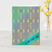 LEVENSSTROOM - roosterpatroon 2 Kaart (Gele Bloem)