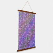 LEVENSSTROOM - roosterpatroon 3 Hangend Wandkleed (Gebogen)