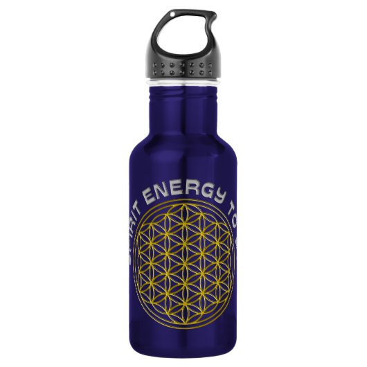 LEVENSSTROOM - SPIERENDE ENERGIE OM TE GAAN WATERFLES  (Voorkant)