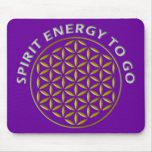 LEVENSSTROOM - stempel - SPIRITISCHE ENERGIE OM TE Muismat