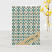 LEVENSSTROOM - stempelpatroon 1 Kaart (Gele Bloem)