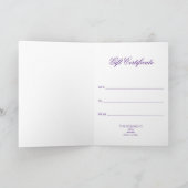 LEVENSSTROOM - violet roze patroon Kaart (Binnen)