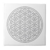 LEVENSSTROOM - wit Tegeltje (Voorkant)