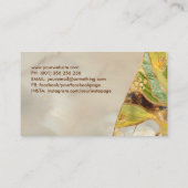 Levensstructuur - Minerale en marmertexturen Visitekaartje (Achterkant)