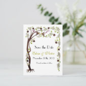 Levensstructuur Sla de datum op, verticaal Save The Date (Staand voorkant)