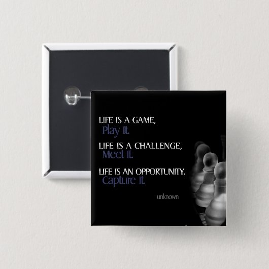 Levenssucces Inspirerend Button (Voorkant /achterkant)