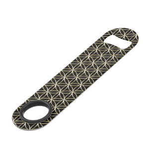 Levenstralen - wit goudpatroon speed flessenopener
