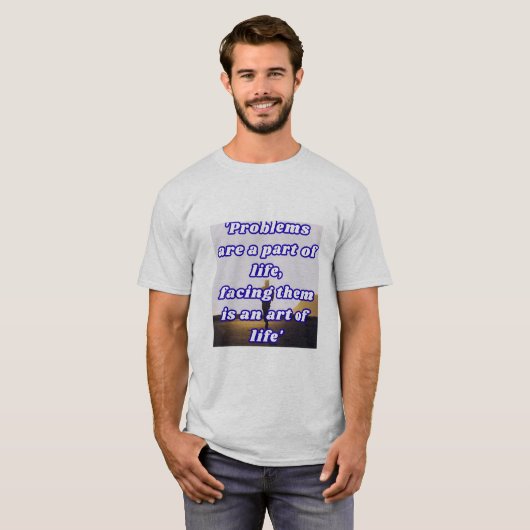 Levensuitdagingen T-shirt (Voorkant volledig)
