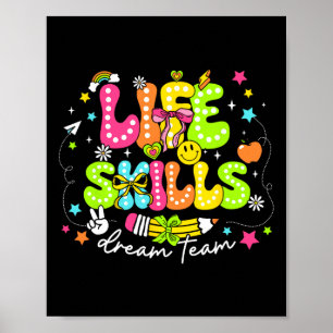 Levensvaardigheden Droomteam Eerste Dag Van School Poster
