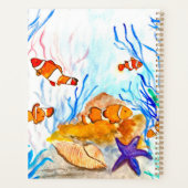 Levensvatbaar voor zee - schattig koraalrif - naam planner (Achterkant)