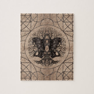 Levensvatboom - met een houten ravlies legpuzzel
