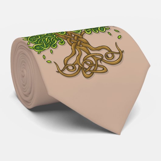 Levensvatboom, Stropdas lichtbruin (Opgerold)