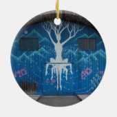 Levensvatgraffiti Keramisch Ornament (Achterkant)