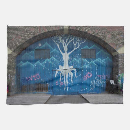 Levensvatgraffiti Theedoek (Horizontaal)