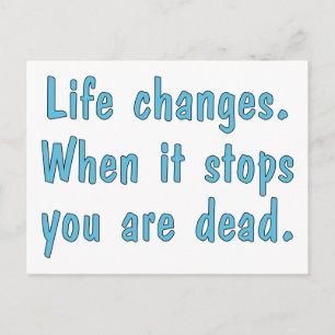 Levensveranderingen Briefkaart