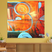 Levensverzekering Canvas Afdruk (Insitu (Woonkamer))