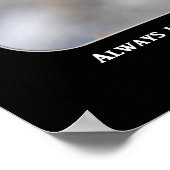 levensverzekering die altijd op het juiste moment  poster (Hoek)