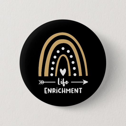 Levensverzekering Verrijkingsactiviteit Directeur  Ronde Button 5,7 Cm (Voorkant)