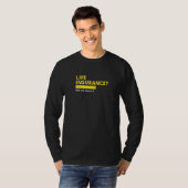 Levensverzekering Vraag me om informatie over brok T-shirt (Voorkant volledig)
