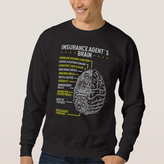 Levensverzekeringsagent Brain Insurance Broker Pra Trui (Voorkant)