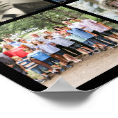 Levensviering 18 Foto Collage Begrafenis Poster (Hoek)