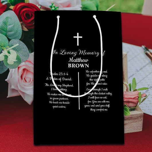 Levensviering Bijbelvers Funeral Medium Cadeauzakje