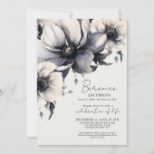 Levensviering Elegante Herdenkingsdienst Kaart (Voorkant)
