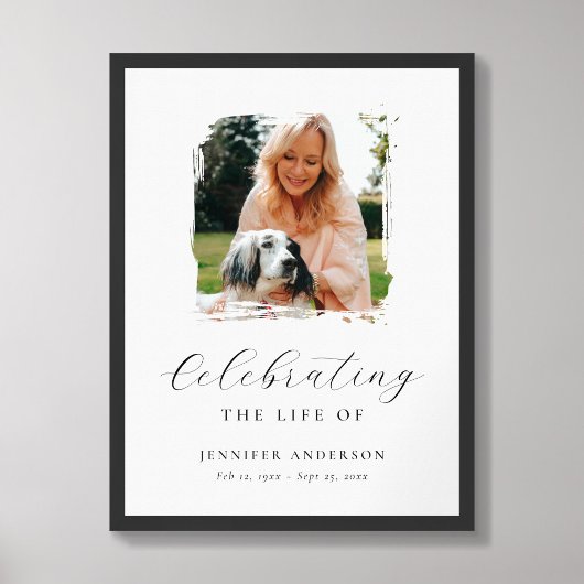 Levensviering Foto Welkomstbord Poster