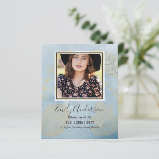 LEVENSVIERING FUNCTIE Herdenkingsfoto Budget (Staand voorkant)