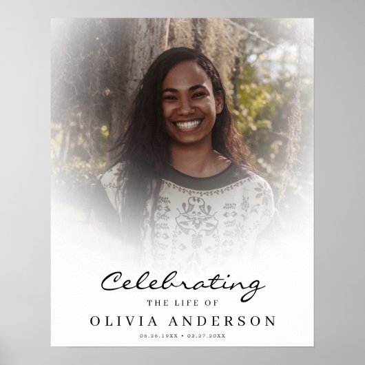 Levensviering Funeral Welcome Bord Poster (Voorkant)