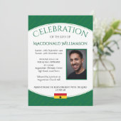 LEVENSVIERING Herdenkingsdienst GHANA Foto Kaart (Staand voorkant)