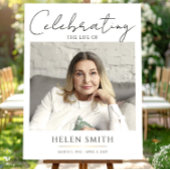 Levensviering - Herdenkingsfoto Funeral Poster