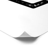 Levensviering Leuke Schelp Punt  Poster (Hoek)