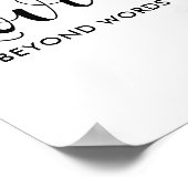 Levensviering Unieke fotomemorieel Uitvaart Poster (Hoek)