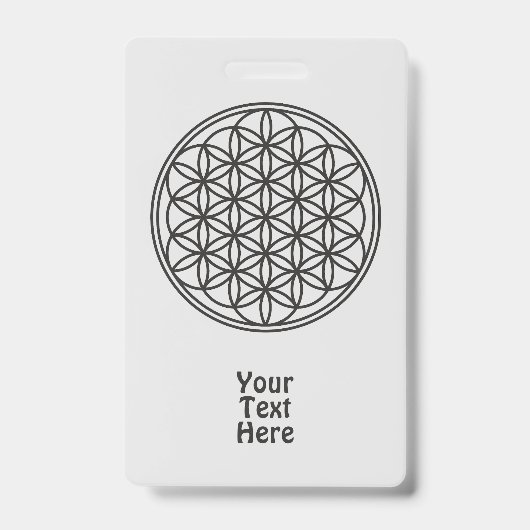 LEVENSVLOEISTOFFER - Schets 1 van het symbool voor Badge (Voorzijde)