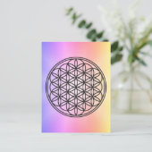 LEVENSVLOEISTOFFER - Schets 1 van het symbool voor Briefkaart (Staand voorkant)