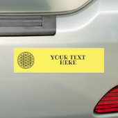 LEVENSVLOEISTOFFER - Schets 1 van het symbool voor Bumpersticker (Op auto)