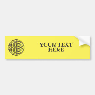 LEVENSVLOEISTOFFER - Schets 1 van het symbool voor Bumpersticker