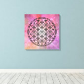 LEVENSVLOEISTOFFER - Schets 1 van het symbool voor Canvas Afdruk (Insitu (Houten vloer))