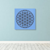 LEVENSVLOEISTOFFER - Schets 1 van het symbool voor Canvas Afdruk (Insitu (Houten vloer))