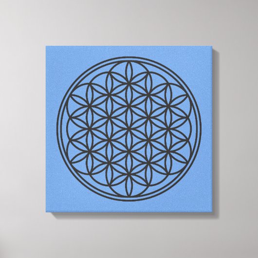 LEVENSVLOEISTOFFER - Schets 1 van het symbool voor Canvas Afdruk (Voorkant)