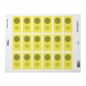 LEVENSVLOEISTOFFER - Schets 1 van het symbool voor Etiket (Full Sheet)
