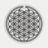 LEVENSVLOEISTOFFER - Schets 1 van het symbool voor Glas Ornament (Achterkant)