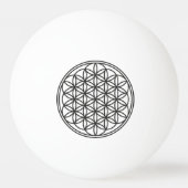 LEVENSVLOEISTOFFER - Schets 1 van het symbool voor Pingpongbal (Achterkant)