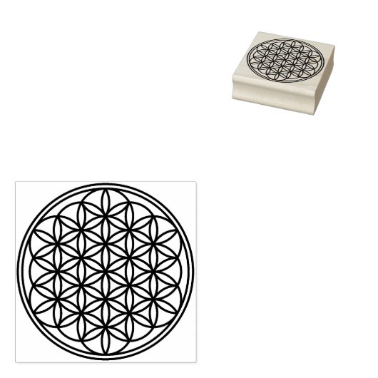 LEVENSVLOEISTOFFER - Schets 1 van het symbool voor Rubberstempel (Gestempeld)