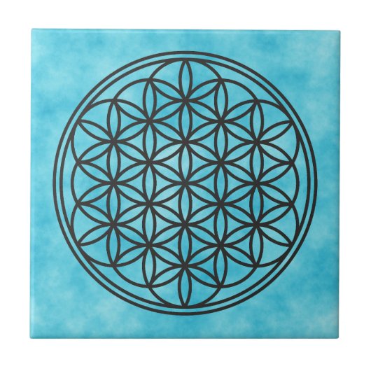 LEVENSVLOEISTOFFER - Schets 1 van het symbool voor Tegeltje (Voorkant)